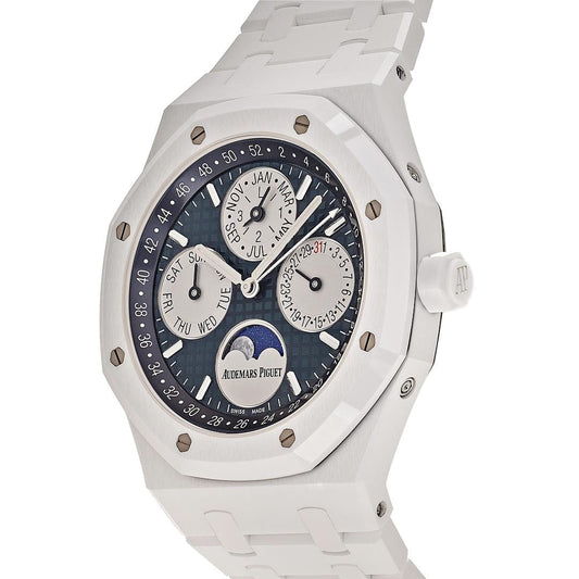Audemars Piguet Royal Oak Perpetual Calendar 26579CB.OO.1225CB.01 White Ceramic Blue Dial (2022)